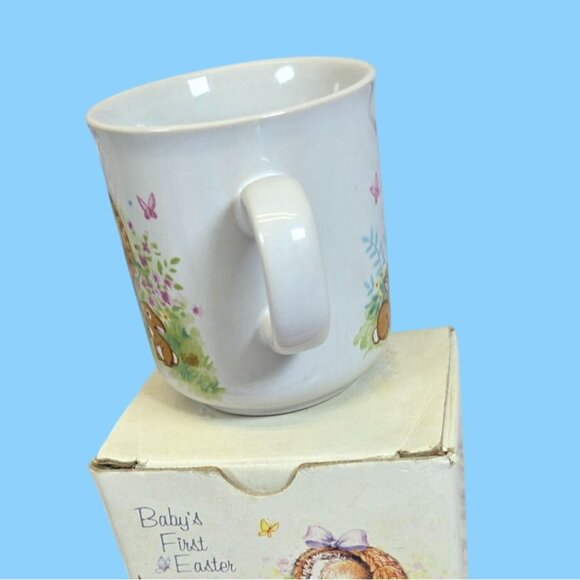 VTG Keepsake Mug Baby’s First 1st Easter Ceramic Mug Russ Berrie & Co. Baby show - Picture 6 of 10